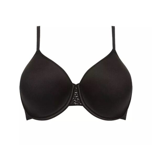 NWT Chantelle Easy Feel Norah Bra Underwire Lingerie 34DDDD Black Retail $84 - Picture 1 of 10